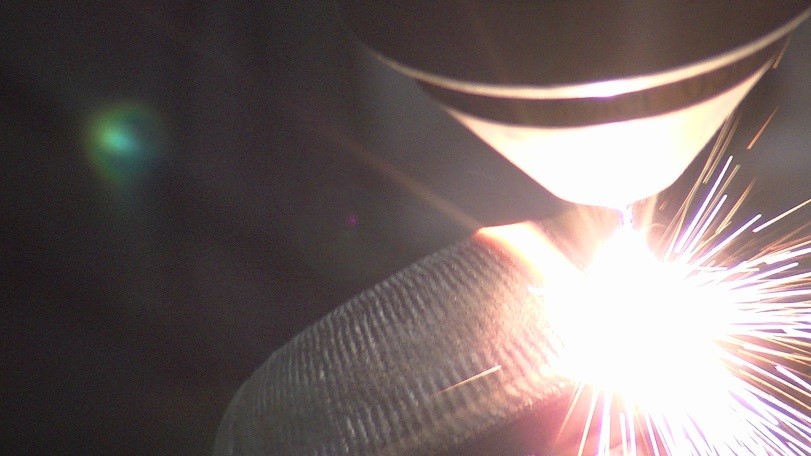 Laser hardfacing mining bit Laser hardfacing mining bit
