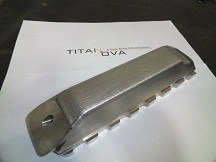 Laser hard faced down hole rib